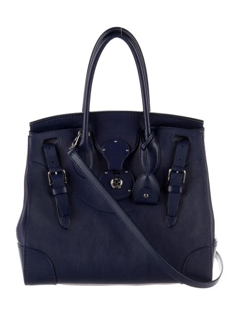 ralph lauren leather tote handbags